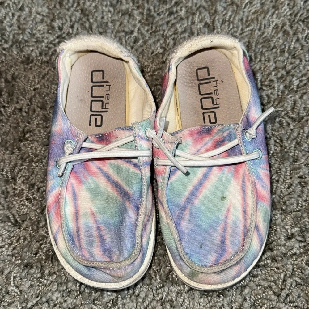 Kids Hey Dude Slip on Shoes (K10) “Wendy”
